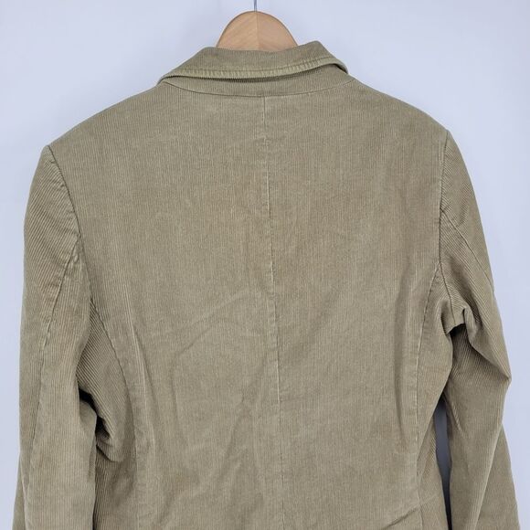 Zara casual corduroy tan blazer jacket mens large friday night steel tip dart - Picture 11 of 12